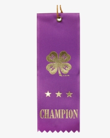 Purple Champion Ribbon - Craft, HD Png Download, Transparent PNG