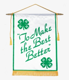 4-h Motto Banner - 4 H Clover, HD Png Download, Transparent PNG