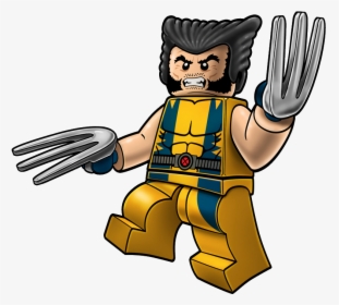 Transparent Legos Clipart - Lego Wolverine Clipart, HD Png Download, Transparent PNG