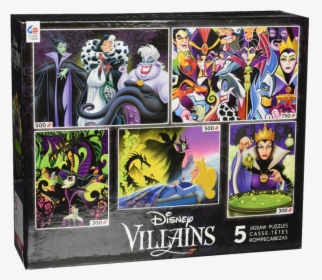 5 In 1 Jigsaw Puzzle Collection - Disney Villains Puzzle, HD Png Download, Transparent PNG