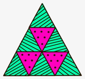 #watermelon #magenta #pink #triangle #triangles - Triangle, HD Png Download, Transparent PNG