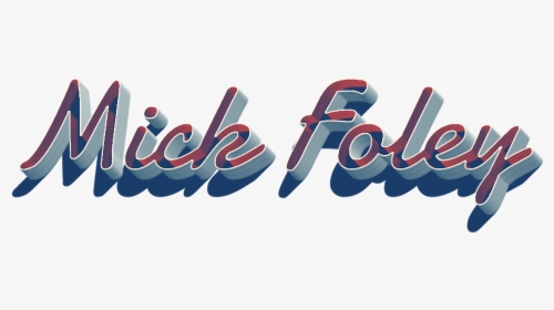 Mick Foley 3d Letter Png Name - Graphic Design, Transparent Png, Transparent PNG