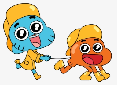 #the #amazing #world #of #gumball #fan #art - Cute Gumball And Darwin, HD Png Download, Transparent PNG