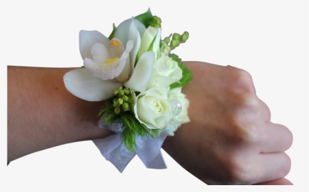 Wrist Flower Corsage White, HD Png Download, Transparent PNG