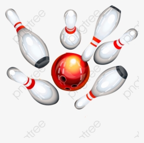 Bowling Pin Clipart - Transparent Background Bowling Pin Clipart, HD Png Download, Transparent PNG