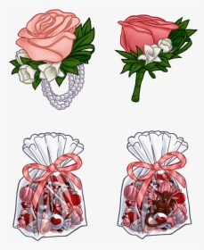 Transparent Corsage Png - Garden Roses, Png Download, Transparent PNG