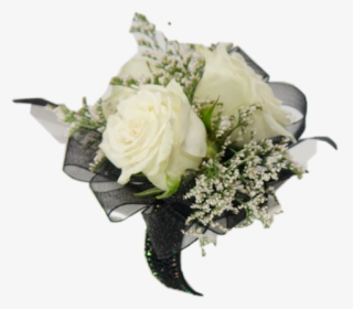 Black And White - Black And White Corsage And Boutonniere, HD Png Download, Transparent PNG