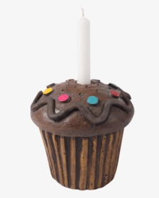 Transparent Cupcake With Candle Png - Cupcake, Png Download, Transparent PNG