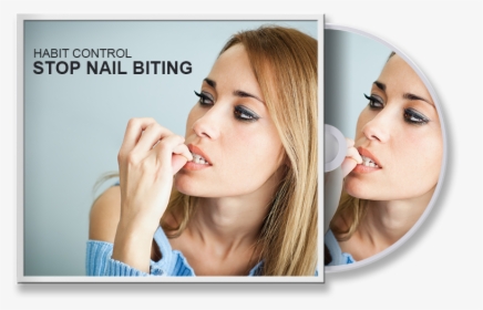 Transparent Biting Lip Png - Biting Your Nails, Png Download, Transparent PNG