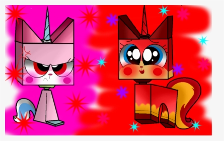 Download Unikitty And Angry Kitty Clipart Princess - Cartoon, HD Png Download, Transparent PNG