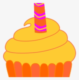 Transparent Cupcake With Candle Png - Cupcake, Png Download , Transparent  Png Image - PNGitem