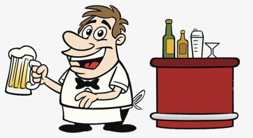Transparent Counters Clipart - Cliparts For Bartender With Beer, HD Png Download, Transparent PNG