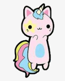 #sticker #cute #kawaii #unikitty - Unicorn Kawaii Jump, HD Png Download, Transparent PNG