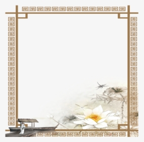 #mq #brown #china #frame #frames #border #borders - Floral Design, HD Png Download, Transparent PNG