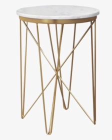 Marble Top Brass End Table, HD Png Download, Transparent PNG