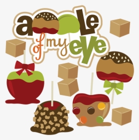 Candy Apple Png Clipart , Png Download - Cartoon Caramel Apple, Transparent Png, Transparent PNG