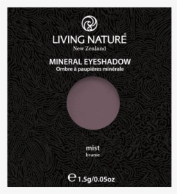 Living Nature Natural Eyeshadow Mist - Living Nature Mineral Eyeshadow, HD Png Download, Transparent PNG