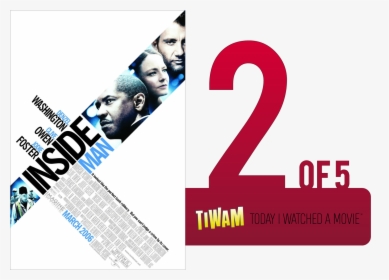Inside Man Movie Poster, HD Png Download, Transparent PNG
