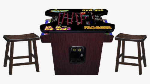 Commercial Ms Pacman Galaga Pac Man Arcade Game Table - Video Game Arcade Cabinet, HD Png Download, Transparent PNG