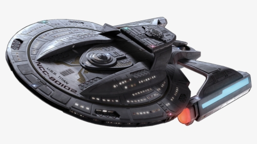 Transparent Star Trek Ship Png - Luna Class Uss Titan, Png Download, Transparent PNG
