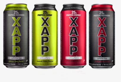 Xapp 4 Cans - Carbonated Water, HD Png Download, Transparent PNG