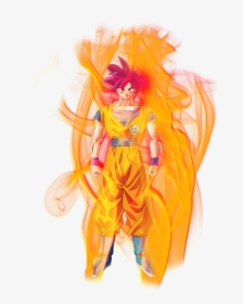 Super Saiyan God Aura Png Banner Library Download - Goku Super Saiyan God Aura, Transparent Png, Transparent PNG