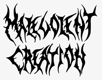 Atheist Band Logo Png - Malevolent Creation Band Logo, Transparent Png, Transparent PNG