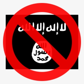 Red Circle Slash Png - Isis Flag, Transparent Png, Transparent PNG