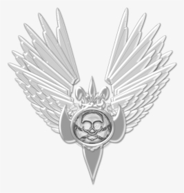 Chrome Wings Png - Male Guardian Angel Tattoo Designs, Transparent Png, Transparent PNG
