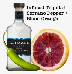 Transparent Blood Orange Png - Lunazul Blanco Tequila, Png Download, Transparent PNG