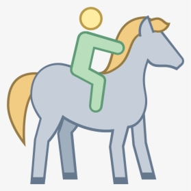 Horseback Riding Icon Free Download Png And - Horse, Transparent Png, Transparent PNG