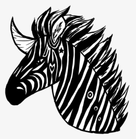 Zebra Unicorn Clipart , Png Download - Illustration, Transparent Png, Transparent PNG