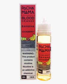 Pacha Mama Blood Orange Banana Gooseberry 60ml - Electronic Cigarette, HD Png Download, Transparent PNG