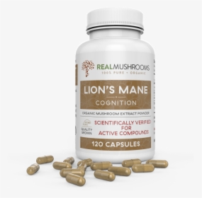 Lions Mane Extract - Lion's Mane Mushroom Pills, HD Png Download, Transparent PNG