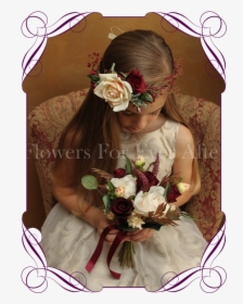Silk Artificial Boho Rustic Wedding Flowergirl / Flower - Bouquet, HD Png Download, Transparent PNG