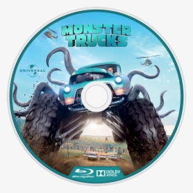 Monster Trucks Bluray Disc Image - Monster Truck Dvd Cover, HD Png Download, Transparent PNG