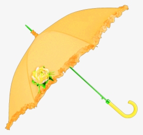 #yellow #umbrella - Umbrella, HD Png Download, Transparent PNG
