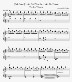 Transparent Pokemon Go Pikachu Png - Romance Without Words Piano Sheet Music, Png Download, Transparent PNG
