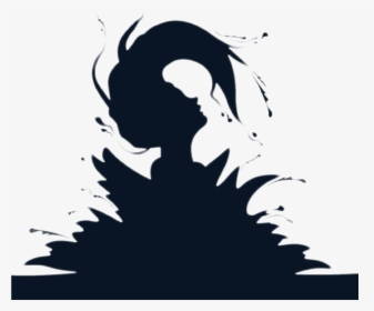 Wet Hair Flip Silhouette, HD Png Download, Transparent PNG