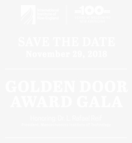 November 29, 2018 Golden Door Award Gala - Geekwire, HD Png Download, Transparent PNG