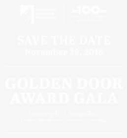 November 29, 2018 Golden Door Award Gala - Geekwire, HD Png Download, Transparent PNG