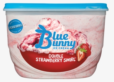 Double Strawberry Swirl™ - Blue Bunny Coco Mango, HD Png Download, Transparent PNG