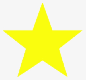 Picture - Yellow Star With Black Background, HD Png Download, Transparent PNG