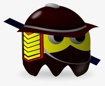 Samurai, Baddie, Pacman, Pac-man, Cartoon - Pacman Pedang, HD Png Download, Transparent PNG
