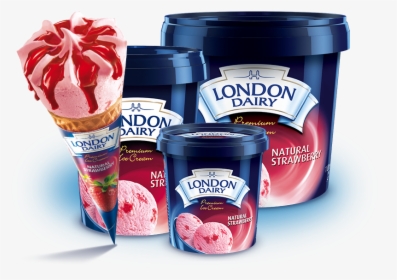 London Dairy Natural Strawberry, HD Png Download, Transparent PNG