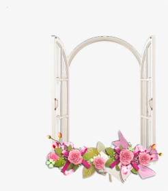 Flower, Png, And White Image - Picture Frame, Transparent Png, Transparent PNG