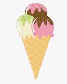 Ice Cream Cone Sundae Strawberry Ice Cream - Invitation Card For Ice Cream Party, HD Png Download, Transparent PNG