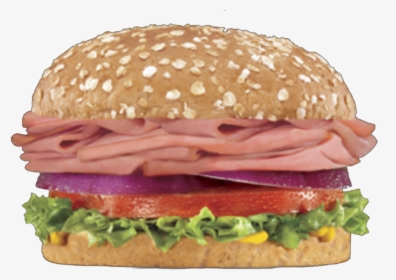 Big Hot Ham Sandwich - Hardees Big Ham And Cheese, HD Png Download, Transparent PNG