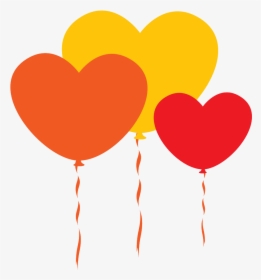Cartoon Heart Clip Art - Love Baloon Cartoon Png, Transparent Png, Transparent PNG