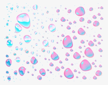 Mq Pink Blue Bubbles Bubble Background - Water Drop Blue Png, Transparent Png, Transparent PNG